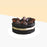 Cake with cocoa, bittersweet chocolate and milk chocolate